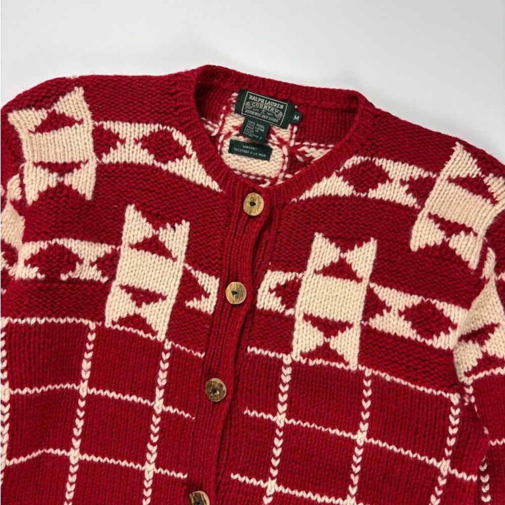 Rare handmade vintage Ralph Lauren country edition cardigan - collectors
Item - Picture 9 of 12